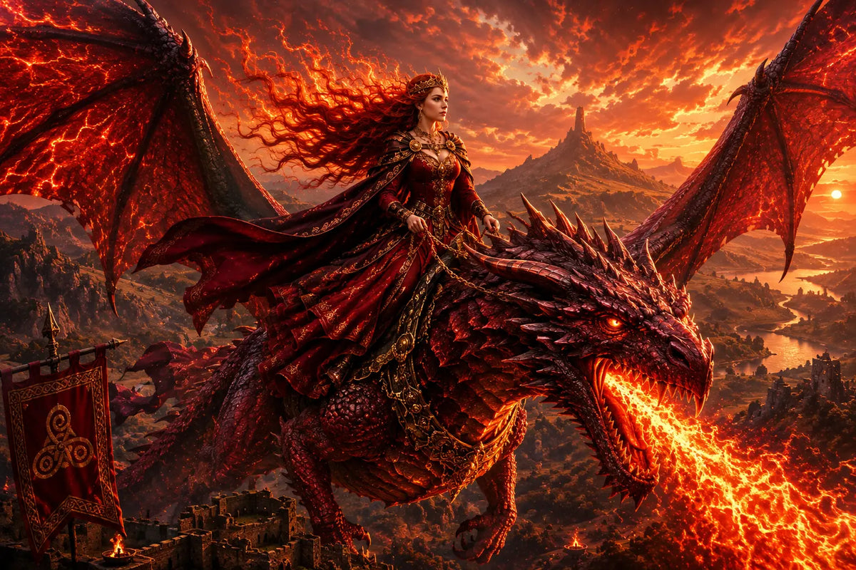 Brigantia and the Dragon | Celtic Mythology, Sacred Flame & the Spirit of Britain House Of Bridie