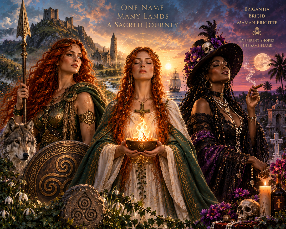 From Brigantia to Maman Brigitte: Did Brigid Cross the Atlantic?