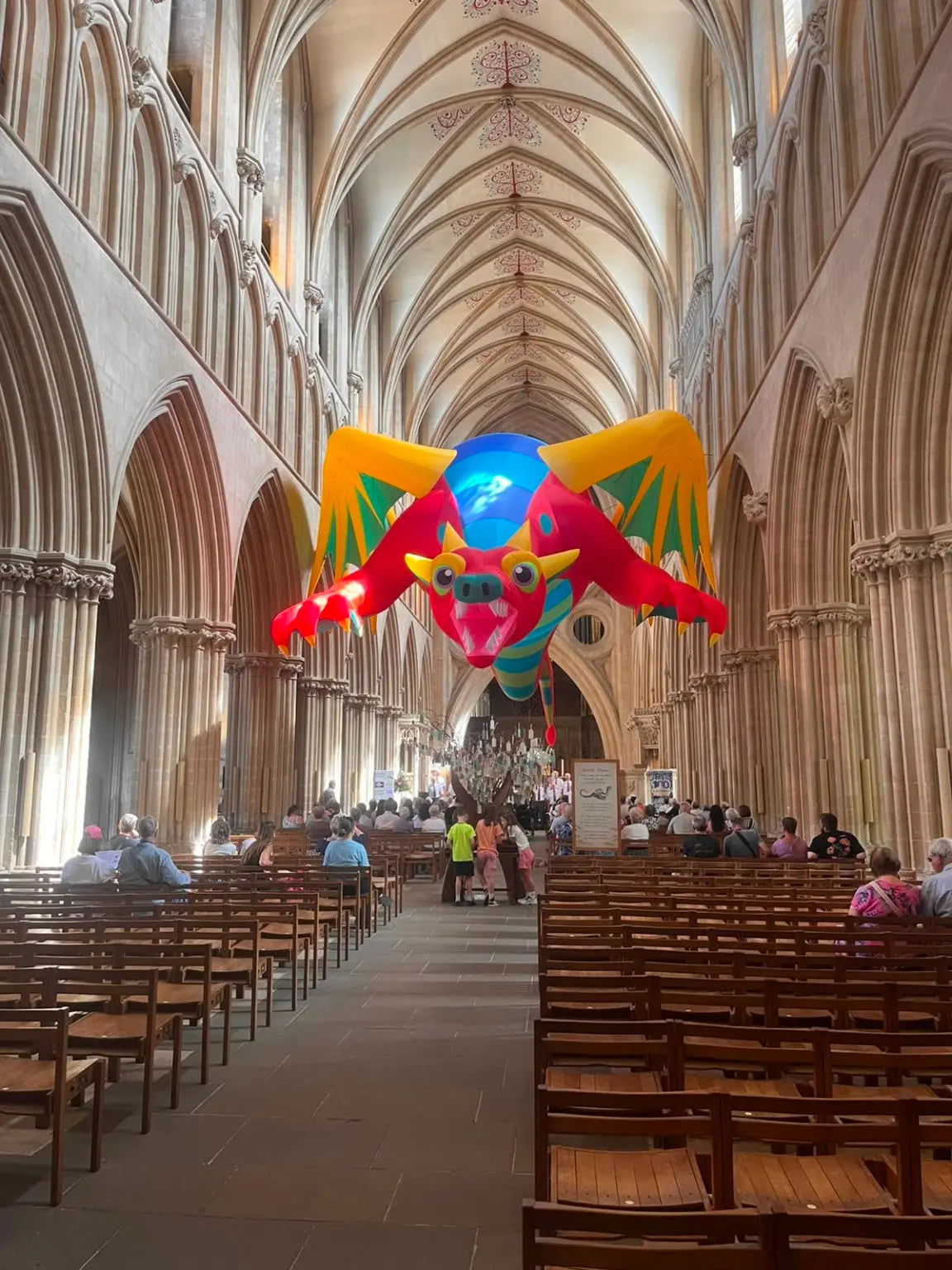 When Dragons Appeared at Wells Cathedral House Of Bridie