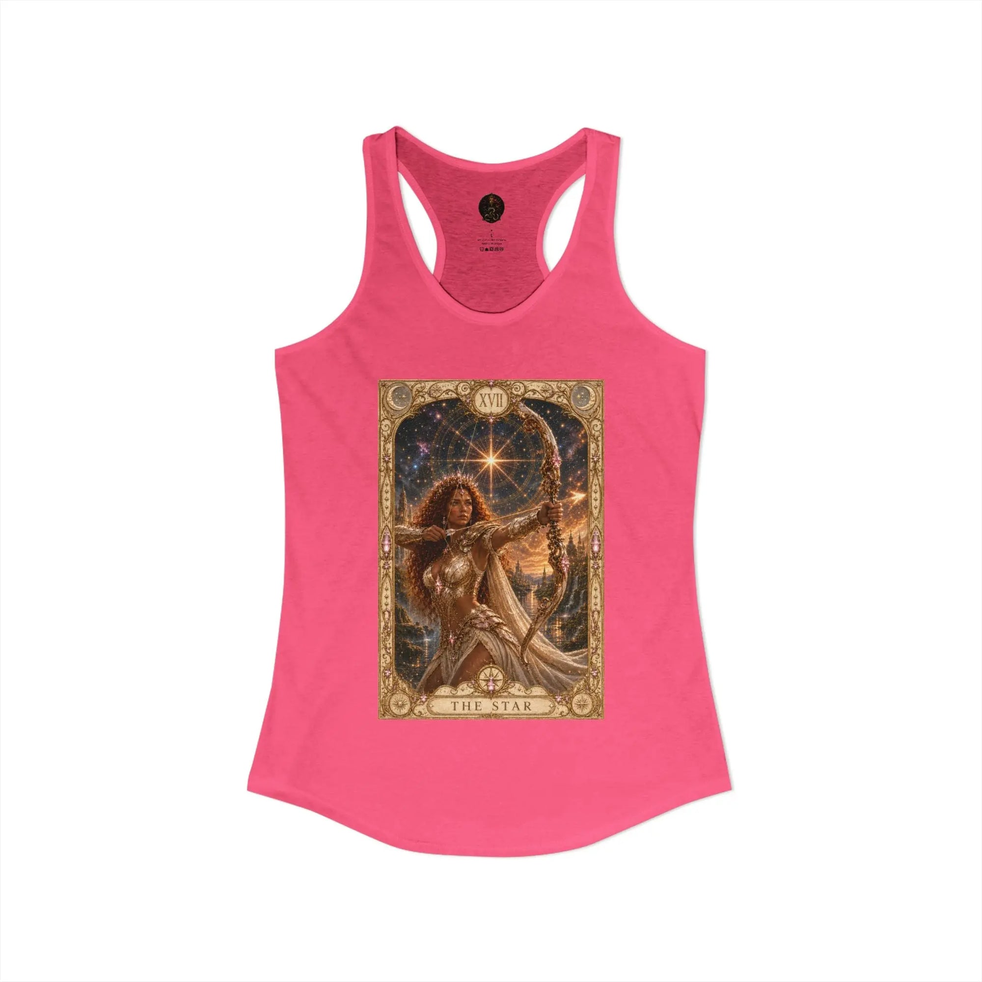 The Star Tarot Tank Top | Brigantia Goddess Racerback Vest Printify