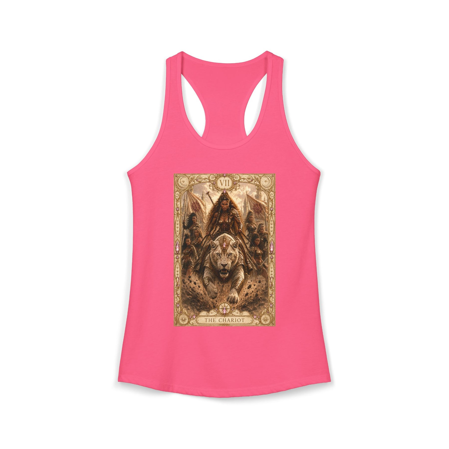 The Chariot Tarot Tank Top - Goddess Brigantia - Racerback Style