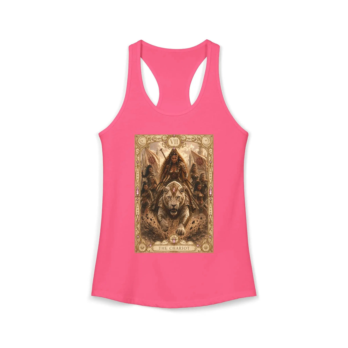 Brigantia - Chariot Tarot Tank Top Printify