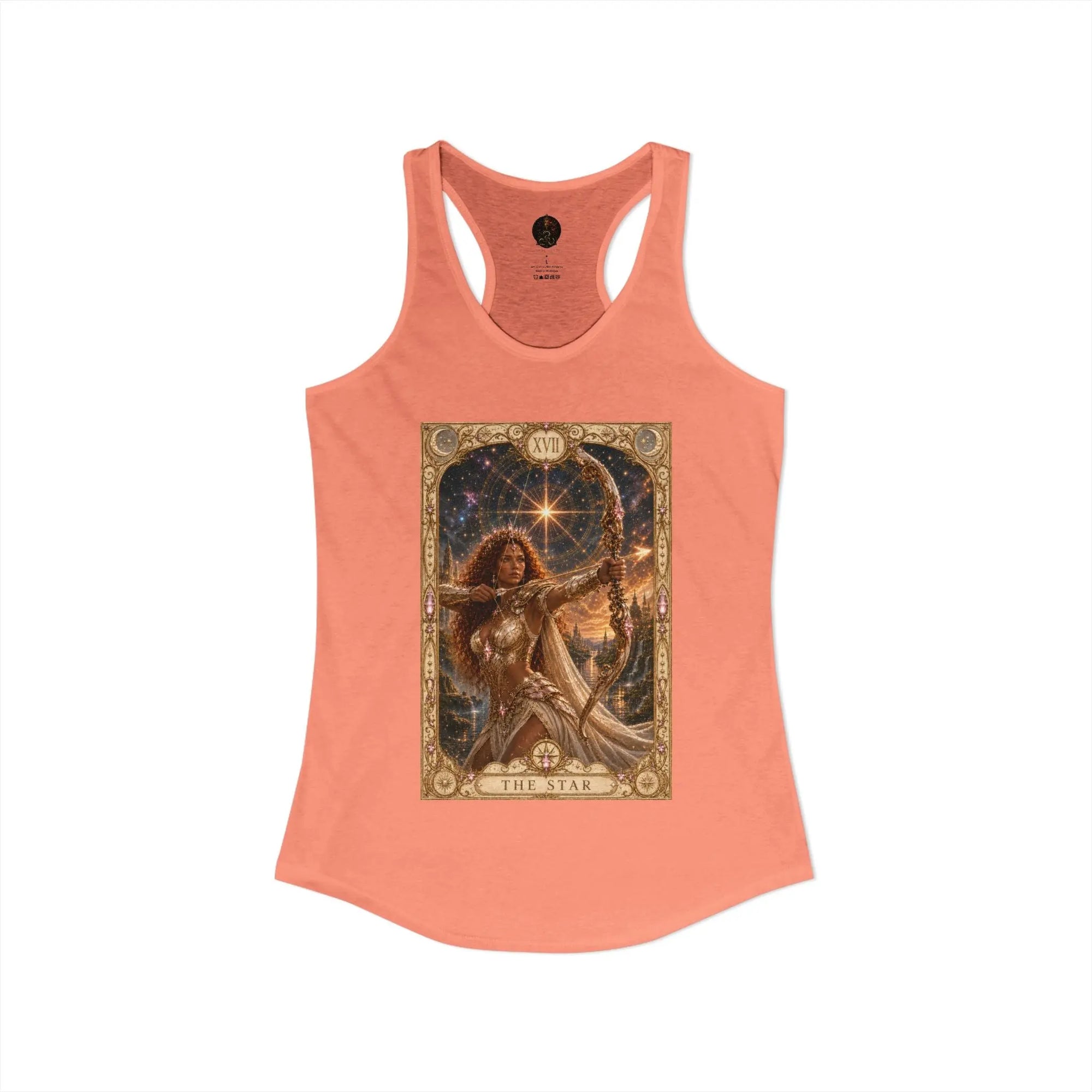 The Star Tarot Tank Top | Brigantia Goddess Racerback Vest Printify