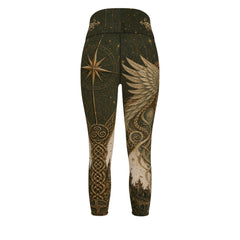 Brigantia of the High Places Luxury Sports Leggings – Winged Celtic Go Contrado