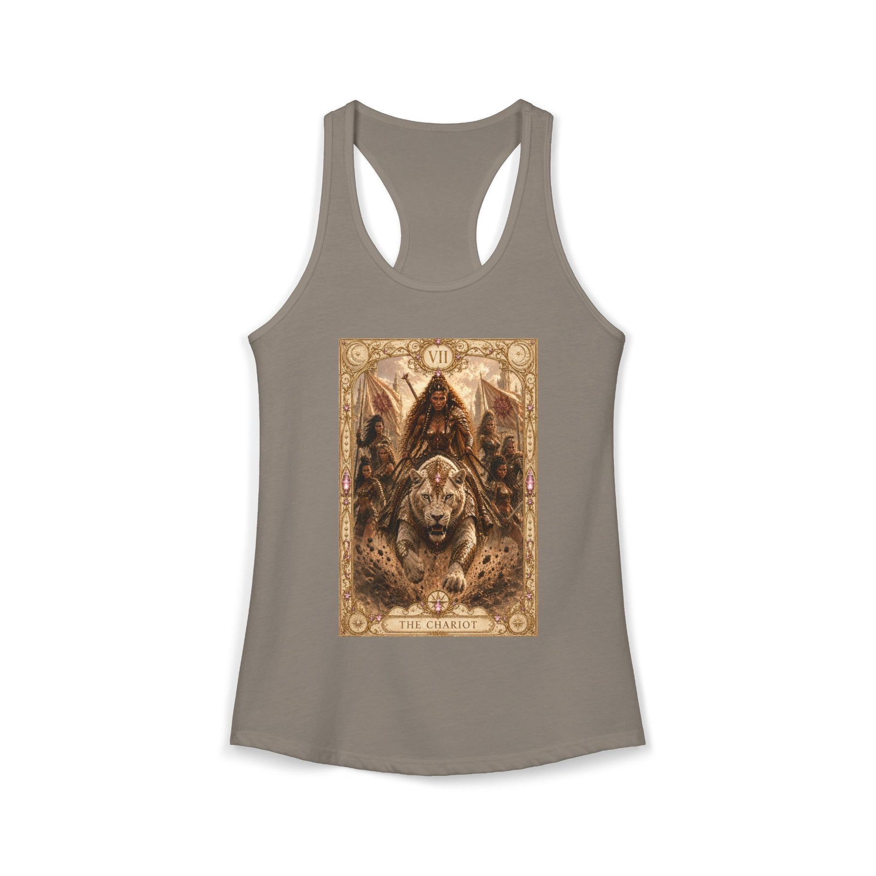 The Chariot Tarot Tank Top - Goddess Brigantia - Racerback Style