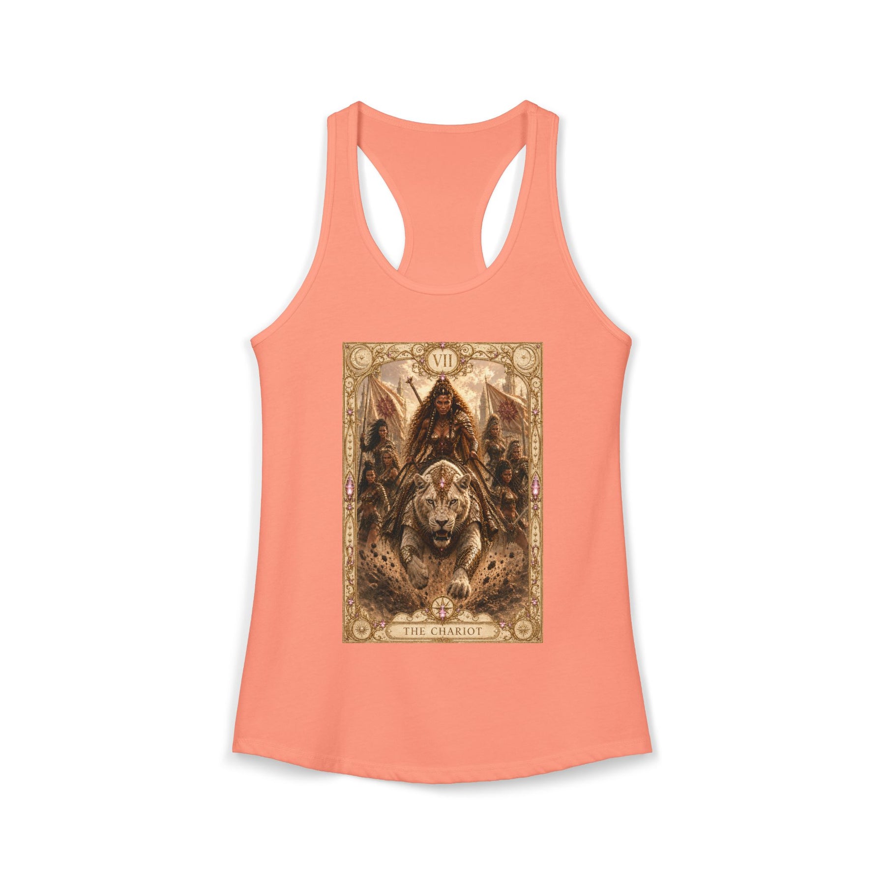 The Chariot Tarot Tank Top - Goddess Brigantia - Racerback Style