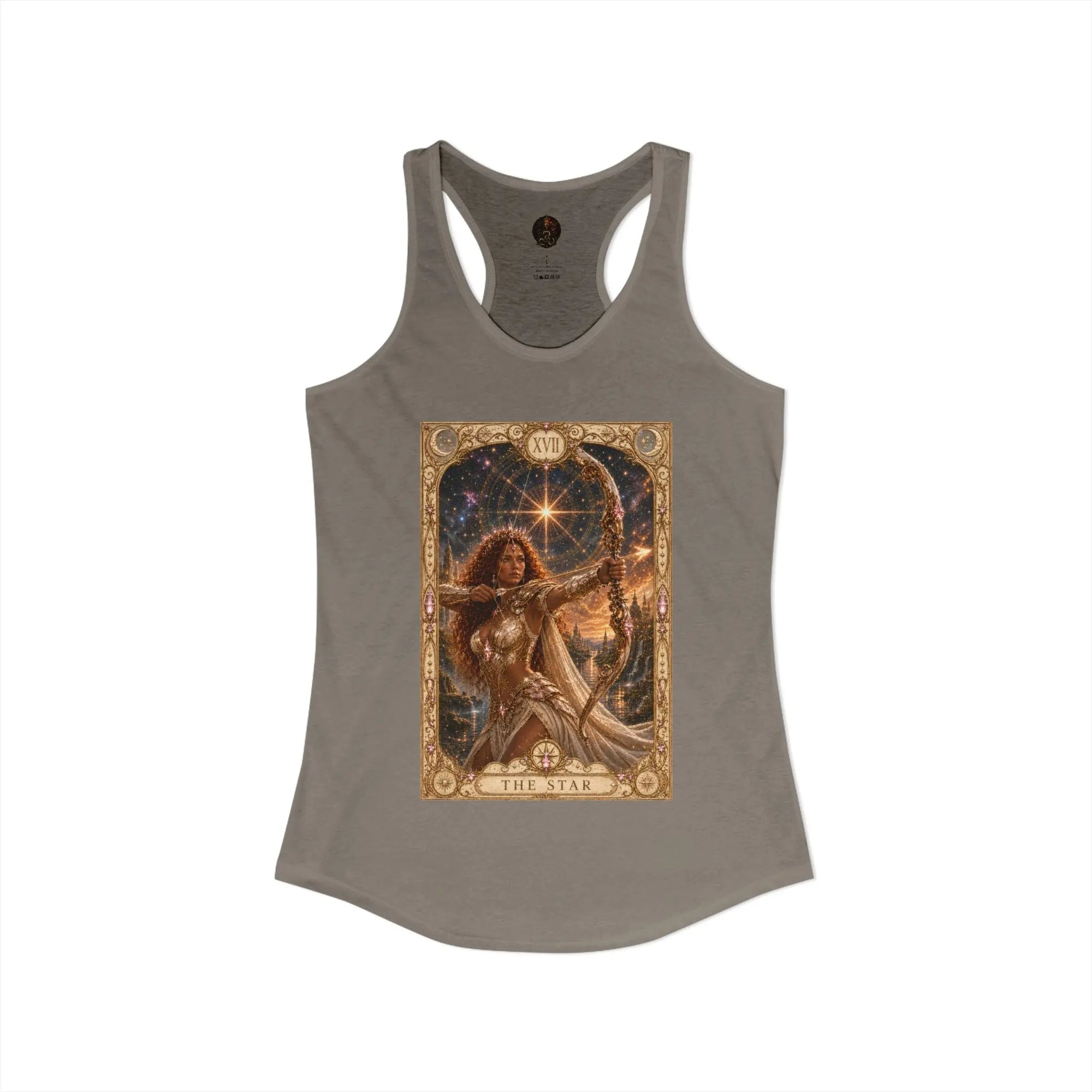 The Star Tarot Tank Top | Brigantia Goddess Racerback Vest Printify