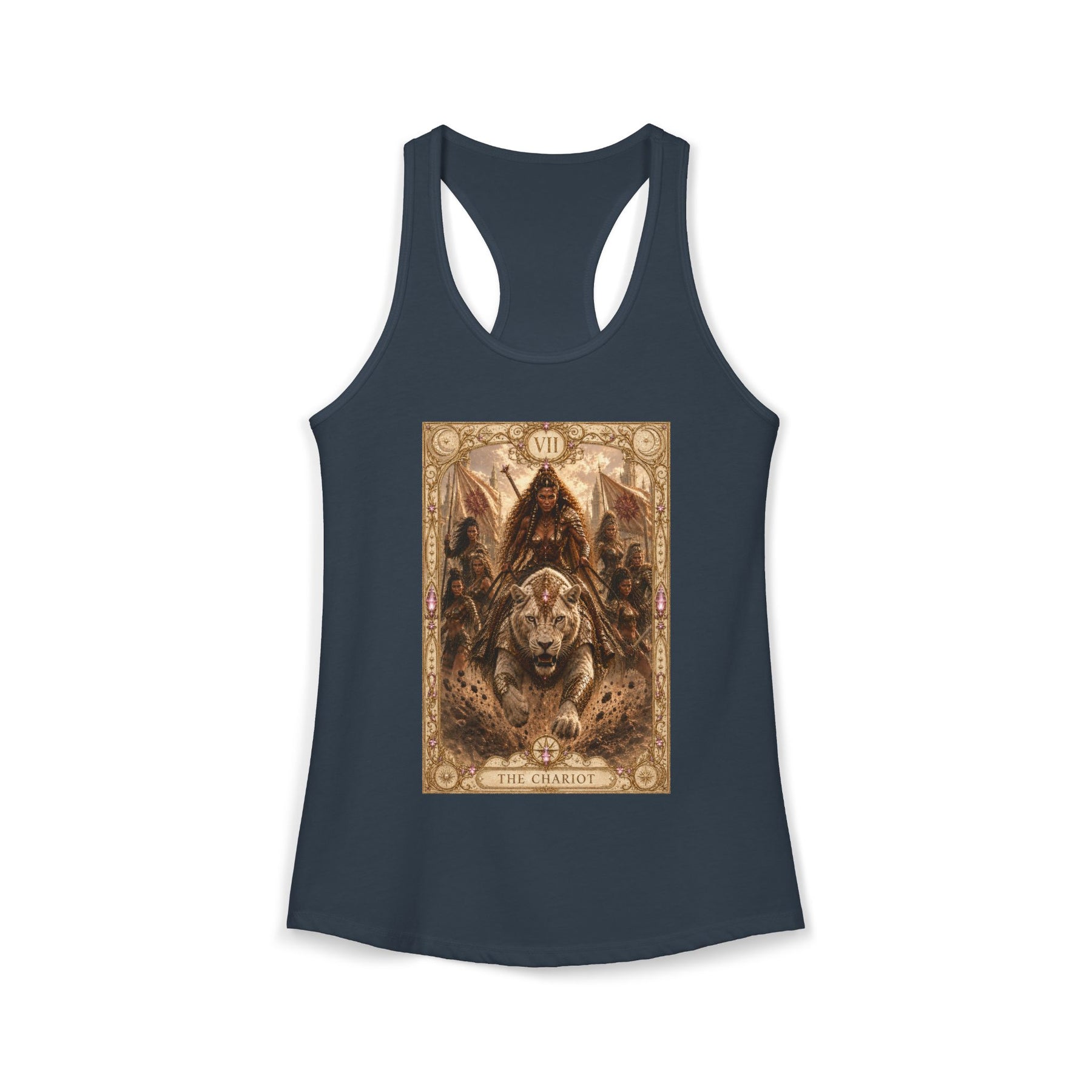 The Chariot Tarot Tank Top - Goddess Brigantia - Racerback Style