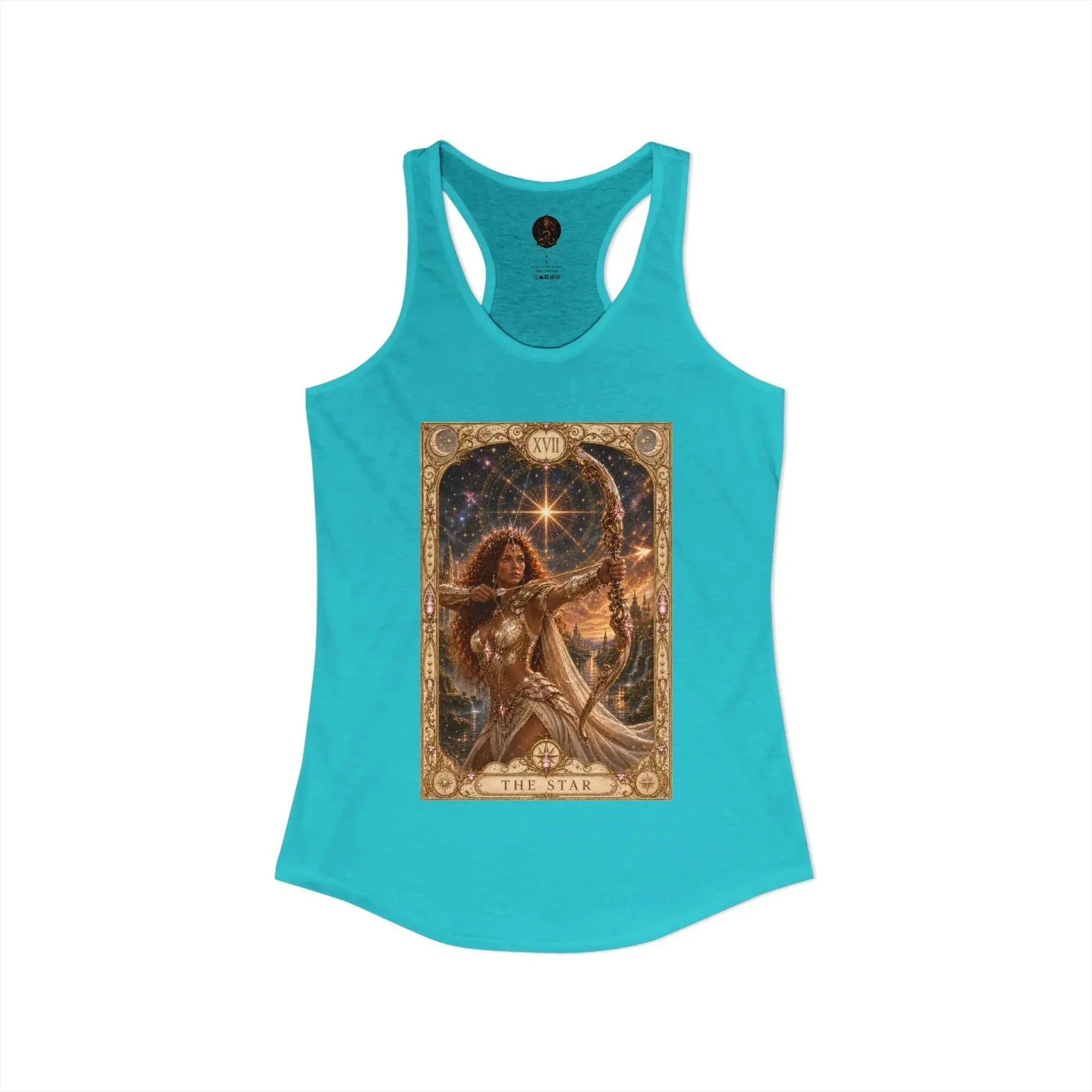 The Star Tarot Tank Top | Brigantia Goddess Racerback Vest Printify