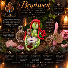 Brynwen – Brigid’s Keeper of New Beginnings - Altar Set House Of Bridie