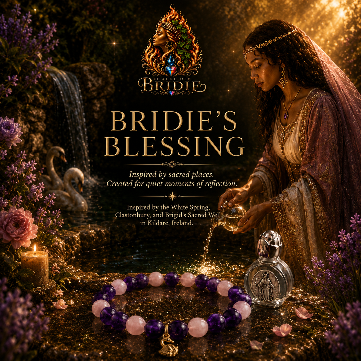 The Bridie Swan Bracelet Sacred Keepsakes™ Collection