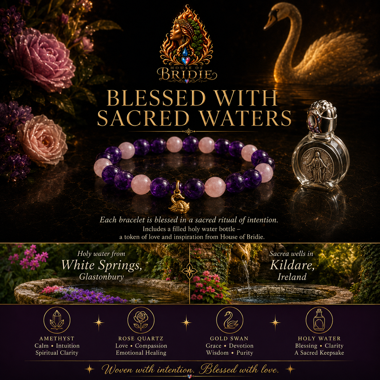 The Bridie Swan Bracelet Sacred Keepsakes™ Collection