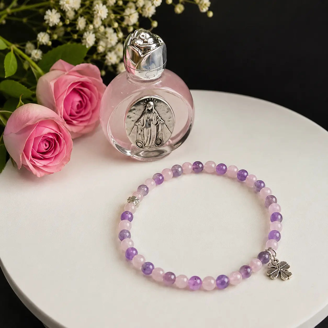 Goddess Brigid Bracelet & Rose Altar Essence Set – Bridie Blessings