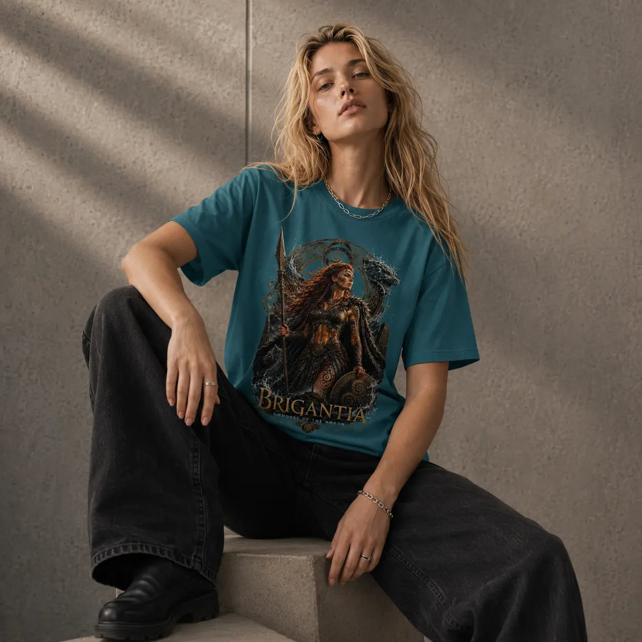 Brigantia – Goddess of the North Organic Unisex T-Shirt | House of Bridie - Brigantia Collection House Of Bridie