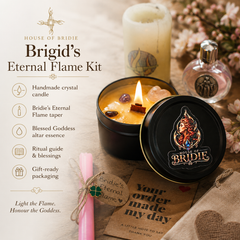 Sacred Healing Ritual Pairing -  Brigid's Rose Blend -  Sacred Flame Collection House Of Bridie