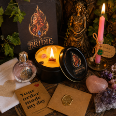 Sacred Healing Ritual Pairing -  Brigid's Rose Blend -  Sacred Flame Collection House Of Bridie