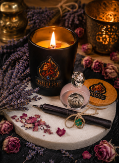 Brigid's Rose Blend™ Sacred Healing Ritual Candle -  Rose • Lavender House Of Bridie