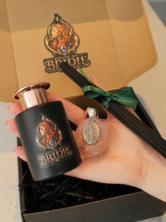 Goddess Brigid Reed Diffuser Set in House of Bridie Gift Packaging