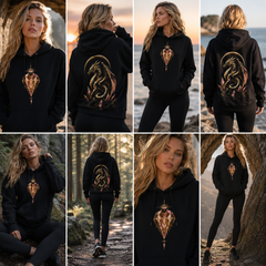 The Dragon Eclipse Guardian Organic Hoodie