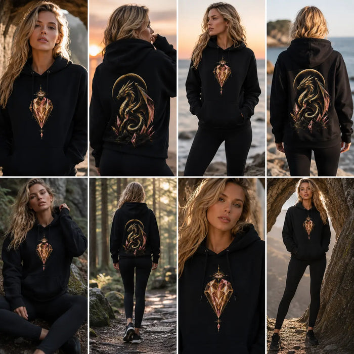 The Dragon Eclipse Guardian Organic Hoodie House Of Bridie