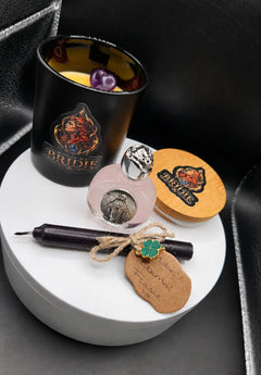 Brigid's Rose Blend - Sacred Healing Ritual Candle -  Rose • Lavender House Of Bridie