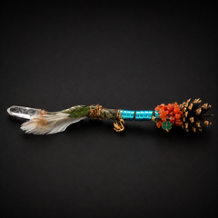 Sacred Swan Ritual Wand with Aura Cleansing Mist – The Pilgrimage Collection House Of Bridie