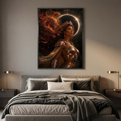Crowned by the Black Sun – Brigantia’s Lionsgate Dragon Armour | Limited Edition Fine Art Giclée Print House Of Bridie