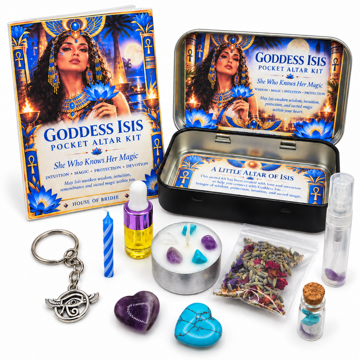 Goddess Isis Pocket Altar Kit – She Who Knows Her Magic
