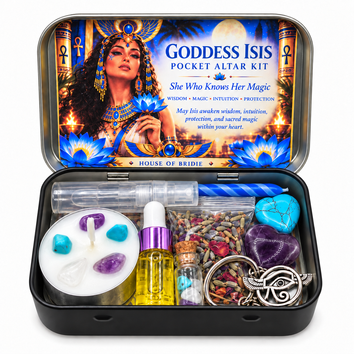 Goddess Isis Pocket Altar Kit – She Who Knows Her Magic