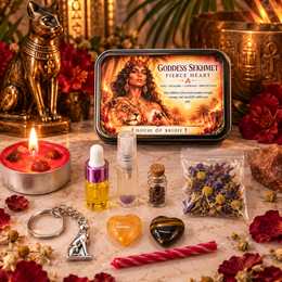 Goddess Sekhmet Pocket Altar Kit – The Fierce Heart