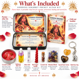 Goddess Sekhmet Pocket Altar Kit – The Fierce Heart