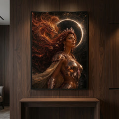 Crowned by the Black Sun – Brigantia’s Lionsgate Dragon Armour | Limited Edition Fine Art Giclée Print House Of Bridie
