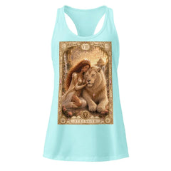 Strength Tarot Tank Top - Brigantia Goddess Racerback Best House Of Bridie