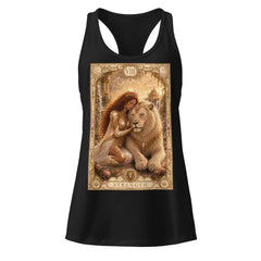 Strength Tarot Tank Top - Brigantia Goddess Racerback Best House Of Bridie