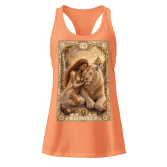 Strength Tarot Tank Top - Brigantia Goddess Racerback Best House Of Bridie