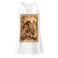 Strength Tarot Tank Top - Brigantia Goddess Racerback Best House Of Bridie