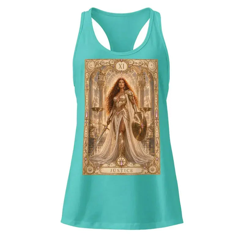 Justice Tarot Tank Top, Goddess Brigantia, Women’s Racerback Vest House Of Bridie