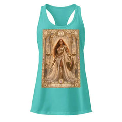 Justice Tarot Tank Top, Goddess Brigantia, Women’s Racerback Vest House Of Bridie
