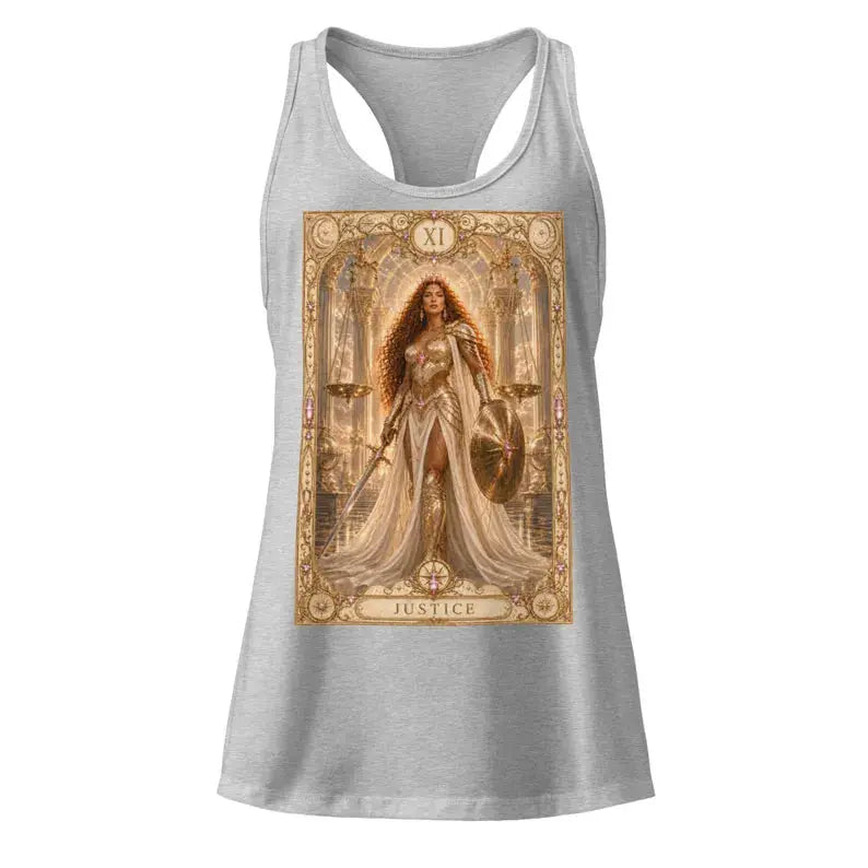 Justice Tarot Tank Top, Goddess Brigantia, Women’s Racerback Vest House Of Bridie
