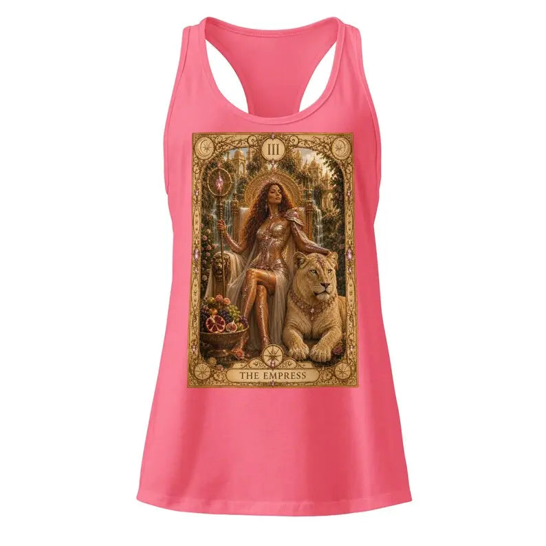 Empress Tarot Tank Top, Brigantia Goddess Racerback, Spiritual Divine Feminine Shirt House Of Bridie