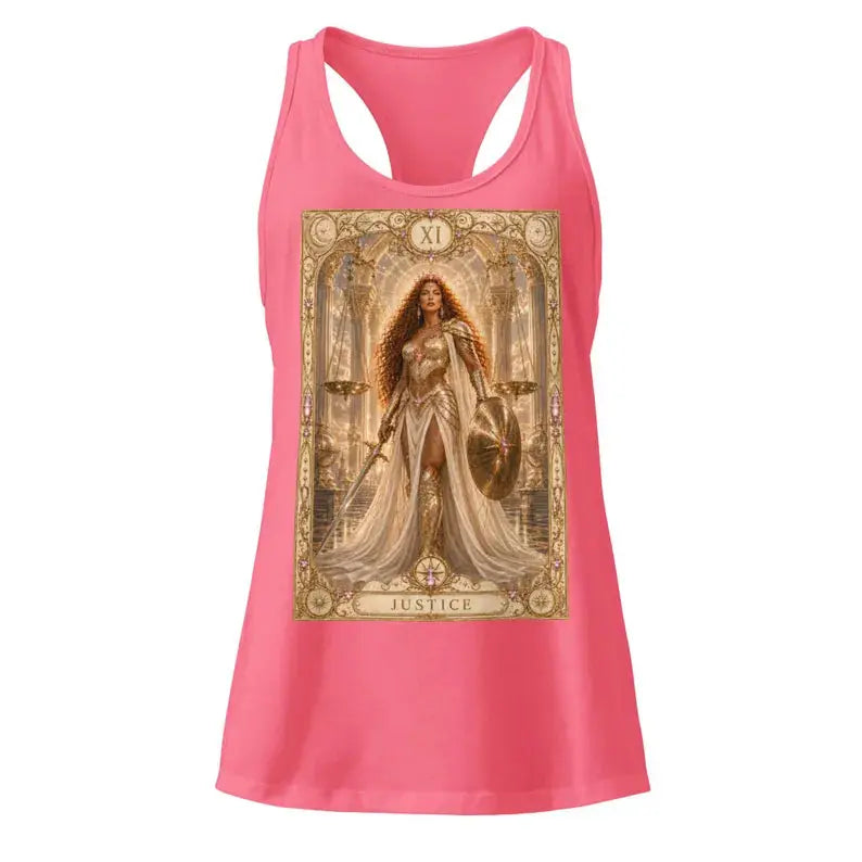 Justice Tarot Tank Top, Goddess Brigantia, Women’s Racerback Vest House Of Bridie