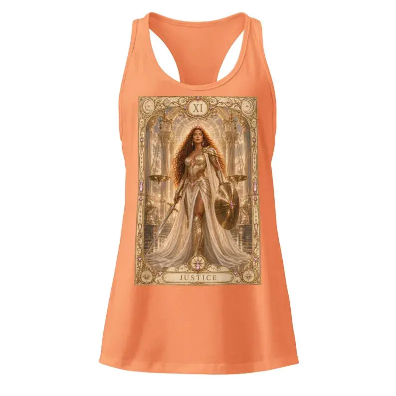Justice Tarot Tank Top, Goddess Brigantia, Women’s Racerback Vest House Of Bridie