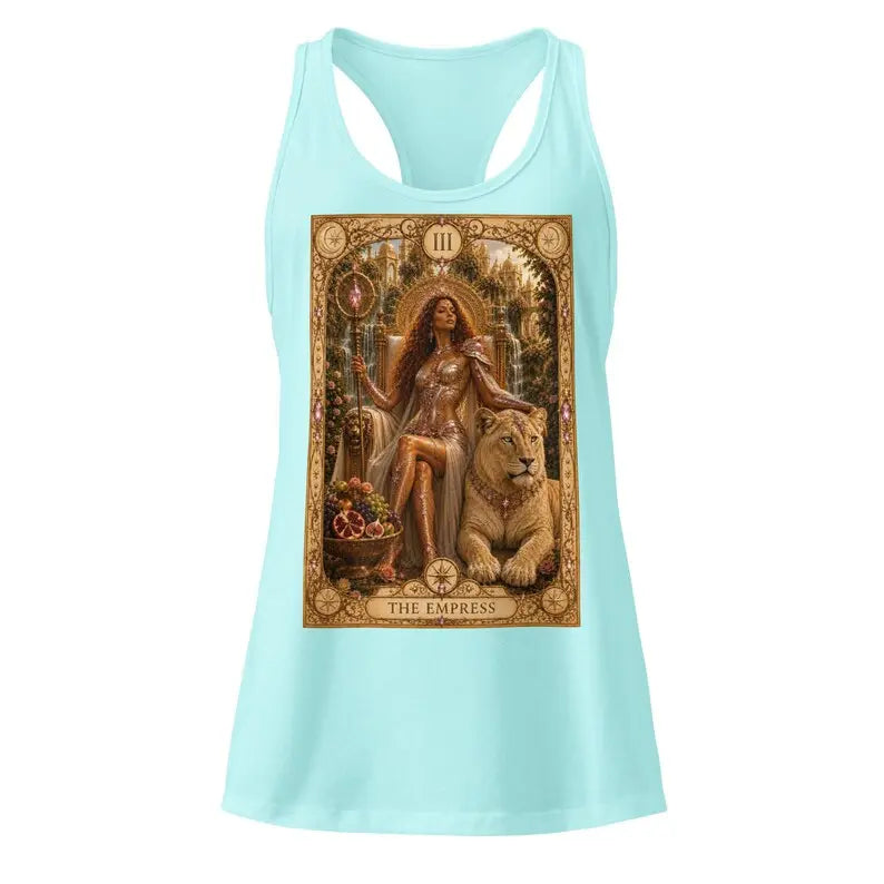 Empress Tarot Tank Top, Brigantia Goddess Racerback, Spiritual Divine Feminine Shirt House Of Bridie