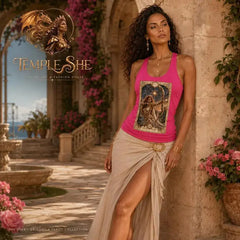 The Star Tarot Tank Top | Brigantia Goddess Racerback Vest Printify