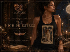 The High Priestess Tarot Tank Top - Brigantia Goddess Shirt