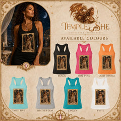 The High Priestess Tarot Tank Top - Brigantia Goddess Shirt