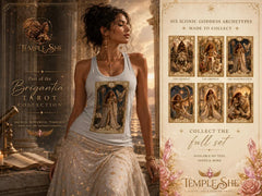 The High Priestess Tarot Tank Top - Brigantia Goddess Shirt