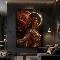 Crowned by the Black Sun – Brigantia’s Lionsgate Dragon Armour | Limited Edition Fine Art Giclée Print House Of Bridie